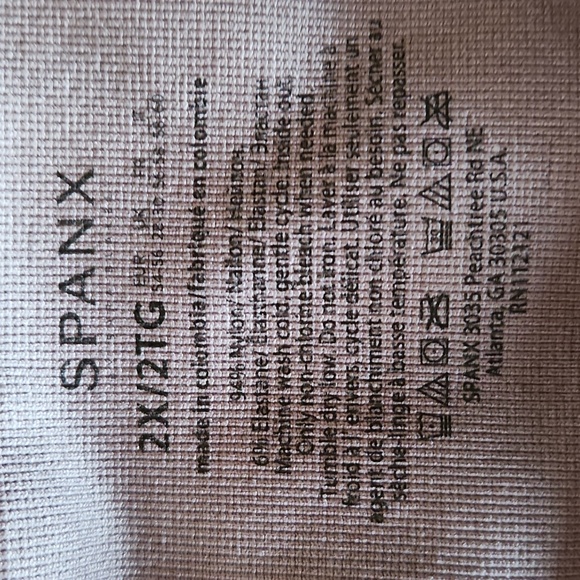 SPANX green camo crop leggings woman size 2X/2TG - Picture 2 of 4